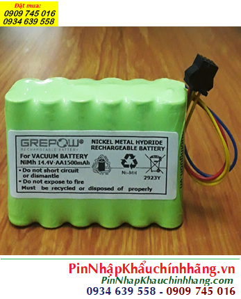 Pin máy hút bụi 14.4v-AA1500mAh, Pin iRobot 14.4v-AA1500mAh /Nhận thay Pin iRobot